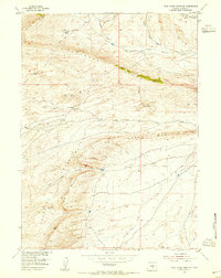 Wild Horse Mountain 1953 topographic map thumbnail