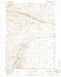 Wild Horse Mountain 1953 topographic map thumbnail