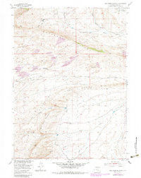 Wild Horse Mountain 1953 topographic map thumbnail