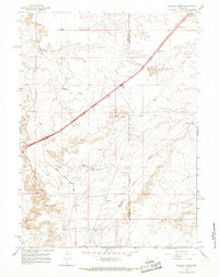 Wildcat Butte 1964 topographic map thumbnail