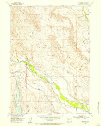 Wilderness 1952 topographic map thumbnail
