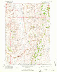 Willow Creek School 1968 topographic map thumbnail
