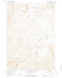 Wilson Spring 1951 topographic map thumbnail