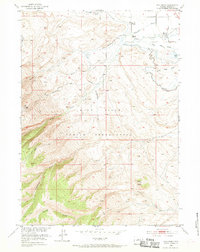 Wind River 1952 topographic map thumbnail