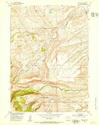 Wise Flat 1952 topographic map thumbnail