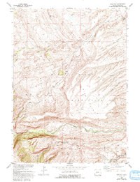 Wise Flat 1952 topographic map preview