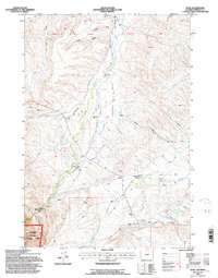 Wolf 1993 topographic map thumbnail