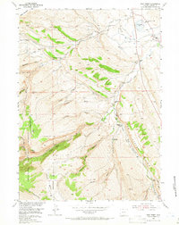 Wolf Point 1954 topographic map thumbnail