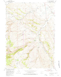 Wolf Point 1954 topographic map thumbnail