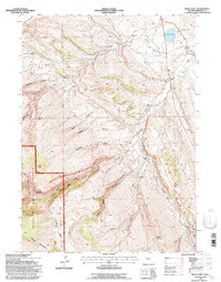 Wolf Point 1991 topographic map thumbnail