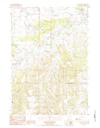 Wood Canyon 1984 topographic map thumbnail