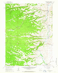 Woods Landing 1961 topographic map thumbnail