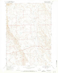 Worland SE 1967 topographic map thumbnail