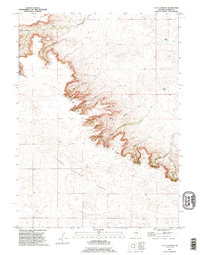 Y B O Canyon 1990 topographic map thumbnail