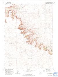 Y B O Canyon 1963 topographic map thumbnail
