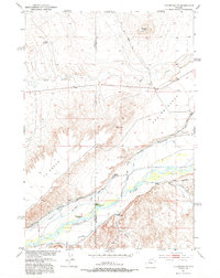 Y U Bench NE 1951 topographic map thumbnail