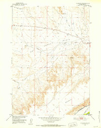 Y U Bench NW 1951 topographic map thumbnail