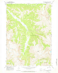 Yellow Mountain 1970 topographic map thumbnail
