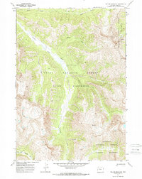 Yellow Mountain 1970 topographic map thumbnail