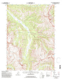 Yellow Mountain 1991 topographic map thumbnail