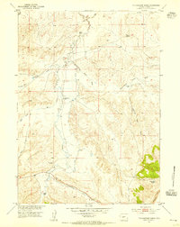 Yellowstone Ranch 1953 topographic map thumbnail