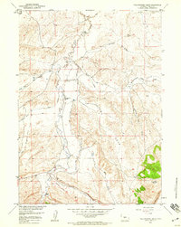 Yellowstone Ranch 1958 topographic map thumbnail