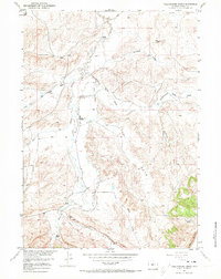 Yellowstone Ranch 1958 topographic map thumbnail