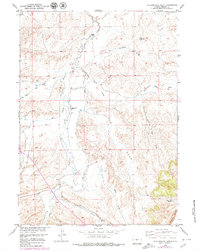 Yellowstone Ranch 1958 topographic map thumbnail