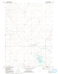 Yoder 1960 topographic map preview