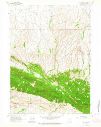 Youngs Pass 1962 topographic map thumbnail