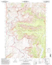 Younts Peak 1991 topographic map thumbnail
