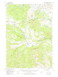Beartooth Butte 1956 topographic map thumbnail
