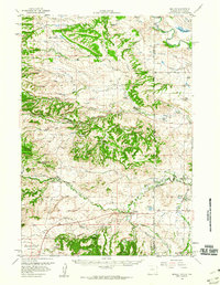 Beulah 1958 topographic map thumbnail