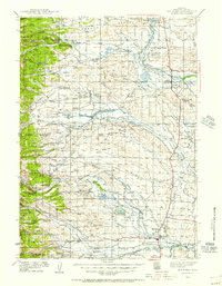 Big Piney 1939 topographic map thumbnail