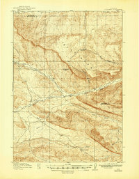 Blue Mesa 1916 topographic map thumbnail