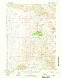 Boars Tusk 1958 topographic map thumbnail