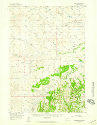 Cedar Ridge 1957 topographic map thumbnail