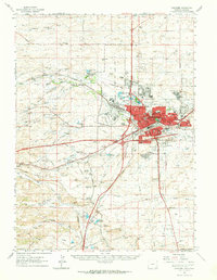 Cheyenne 1961 topographic map thumbnail