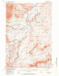 Clark 1950 topographic map thumbnail