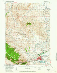 Cody 1949 topographic map preview
