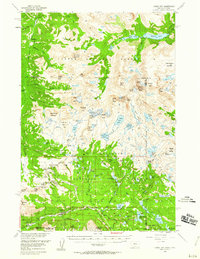 Cooke City 1956 topographic map thumbnail