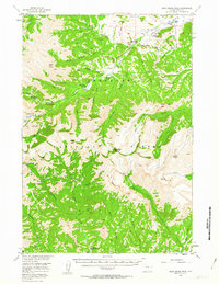 Dead Indian Peak 1956 topographic map thumbnail