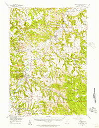 Devils Tower 1955 topographic map thumbnail