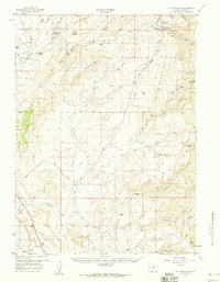 Doty Mountain 1957 topographic map thumbnail
