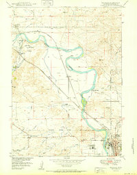 Douglas 1950 topographic map thumbnail