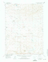 Five Fingers Butte 1960 topographic map thumbnail