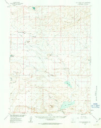 Five Fingers Butte 1960 topographic map thumbnail