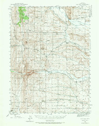 Fort Hill 1945 topographic map thumbnail