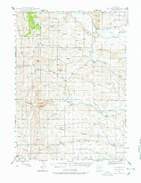 Fort Hill 1945 topographic map thumbnail