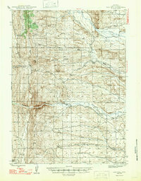Fort Hill 1947 topographic map thumbnail